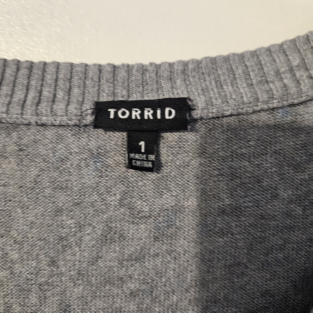 EUC Torrid Leopard Print Sweater - Picture 2 of 9